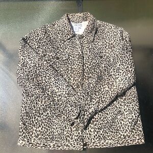 Cold-water Creek Leopard Print Jacket